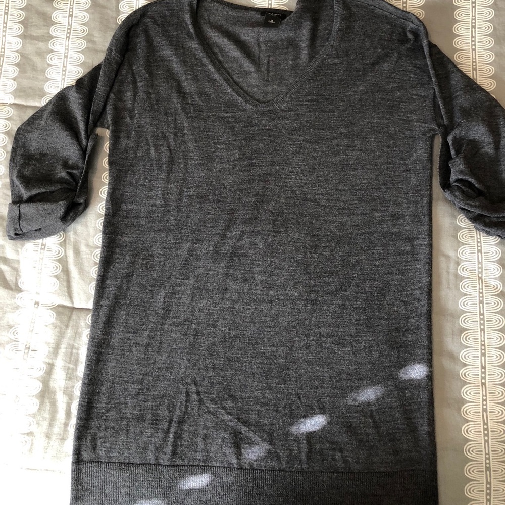 Gray Tunic Sweater